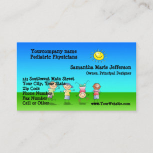 Carte De Rendez-vous Enfants jouant dehors un jour ensoleillé