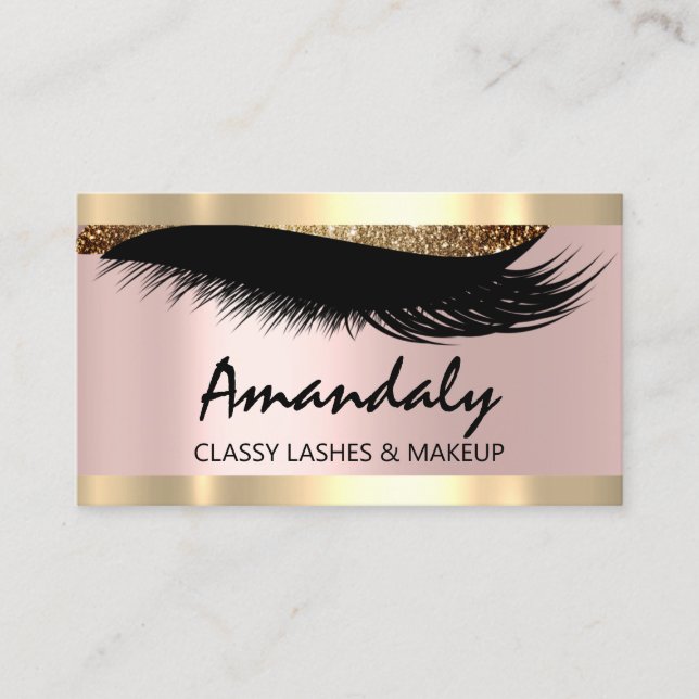 Carte de rendez-vous estheticienne maquillage Eyel (Devant)