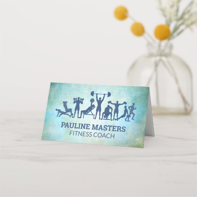 Carte De Rendez-vous Exercices et forme physique (Devant)