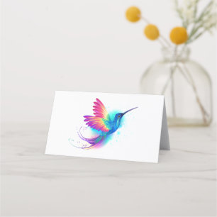 Carte De Rendez-vous Exotic Rainbow Hummingbird