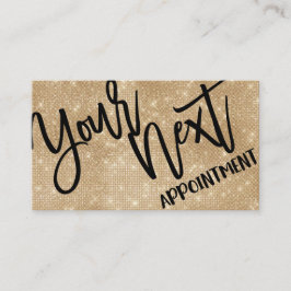 Carte De Rendez-vous Gamme de Parties scintillant Or Chic Glamour
