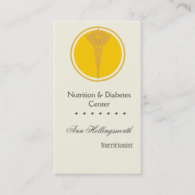 Carte De Rendez-vous Gold Premade Logo Nomination Médicale Cool Docteur (Devant)