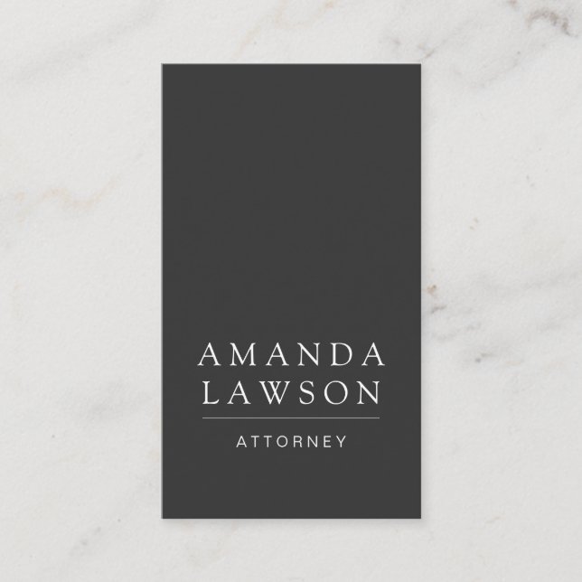 Carte De Rendez-vous Grey lisse (rendez-vous) (Devant)