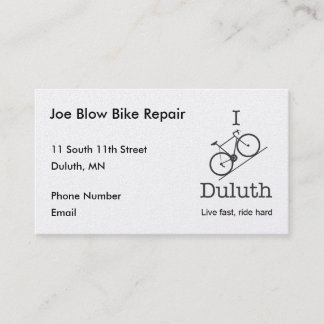 Carte De Rendez-vous I Bike Duluth