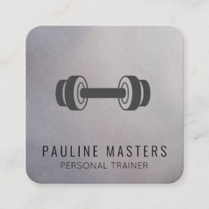 Carte De Rendez-vous Icône Kettle Bell Dumbell   Formateur personnel