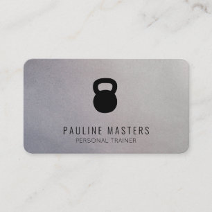 Carte De Rendez-vous Icône Kettle Bell   Formateur personnel