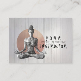 Carte De Rendez-vous Instructeur de méditation Yoga Reiki Master Lotus 