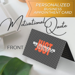 Carte de rendez-vous "Just Be Curious" Vibes posit