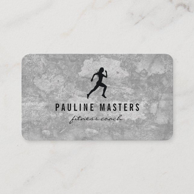 Carte De Rendez-vous Kettle Bells Sprinter Grunge Nomination (Devant)