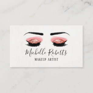 Carte De Rendez-vous Maquillage Artiste Brow & Lash Salon de Beauté Ren