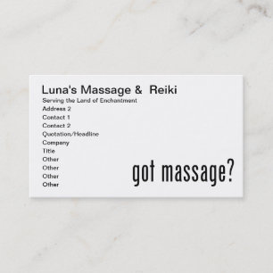 Carte De Rendez-vous Massage obtenu ?