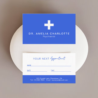 Carte De Rendez-vous Médecins Royaux Bleus Professionnels