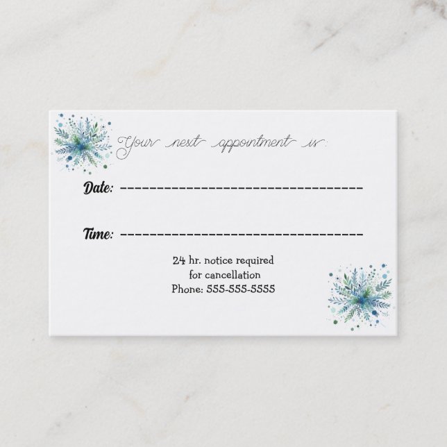 Carte de rendez-vous minimaliste joyeuse (Devant)