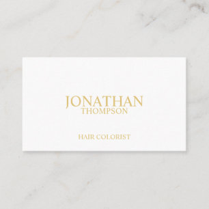 Carte De Rendez-vous Nomination professionnelle Gold et White