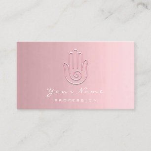 Carte de rendez-vous Ombre Namaste Joga Reflexolog