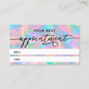 carte de rendez-vous opal texture