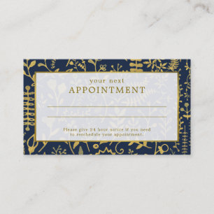 Carte de rendez-vous Oriental Gold Boho