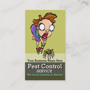 Carte De Rendez-vous Parasite Control.Exterminator.Bug
