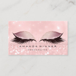 Carte De Rendez-vous Parties scintillant de maquillage pour oeil rose o
