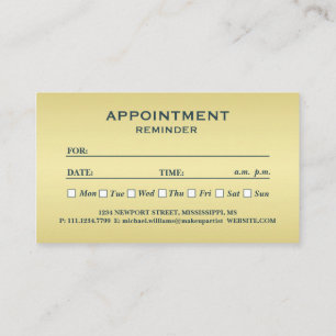 Carte De Rendez-vous Paw chien brillant or sur le service de grossissem