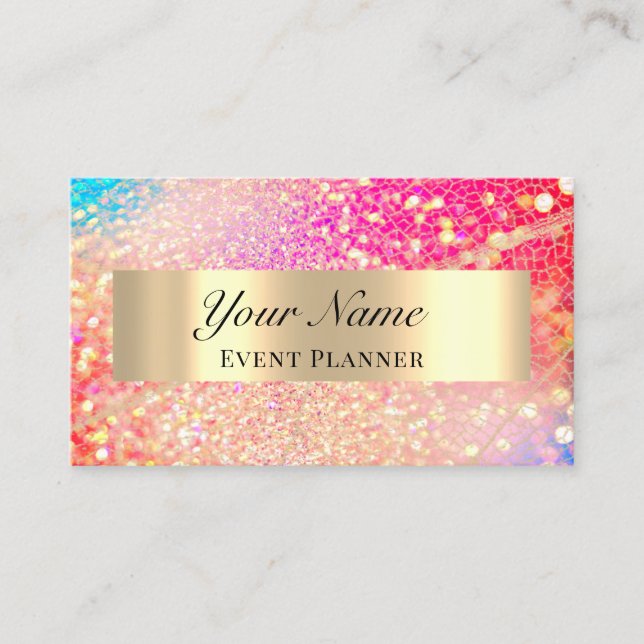 CARTE DE RENDEZ-VOUS PLANNER D'ÉVÉNEMENT PROFESSIONNEL MAKEUP ARTISTE O (Devant)