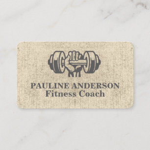 Carte De Rendez-vous Poignée de la main Fitness