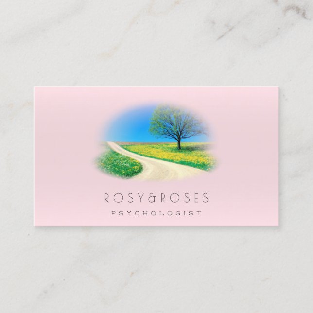 Carte de rendez-vous psychologue-thérapeute (Devant)