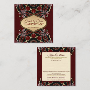 Carte De Rendez-vous Red Diamond Love Goddess Temple Tarot
