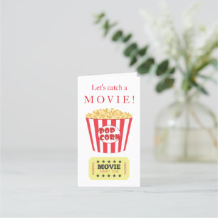 Carte De Rendez-vous Rejoignez-nous pour un film Playdate Appeler Rende