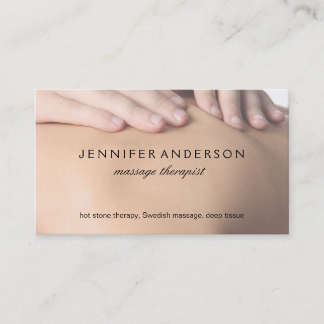 Carte De Rendez-vous Retraite spa | Massage (carte de rendez-vous) (Devant)