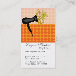 Carte De Rendez-vous Rétro salon de beauté adorable de motif de ruche
