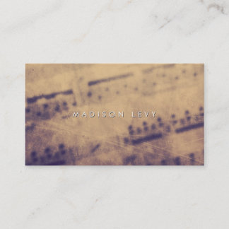 Carte De Rendez-vous Sheet Music Grunge Teacher Musician Player
