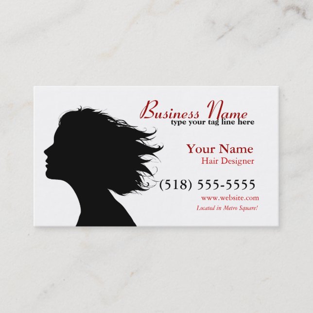 Carte De Rendez-vous signature en rouge (Devant)