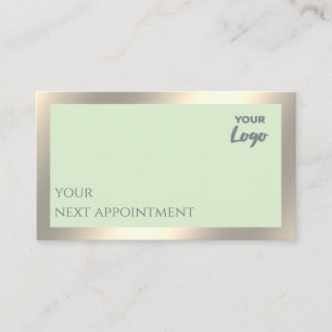 Carte De Rendez-vous Simple minimaliste logo simple personnalisé applic