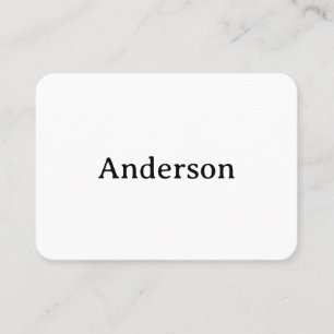 Carte De Rendez-vous Simple Professional Arrondi 3,5" x 2,5" Plat