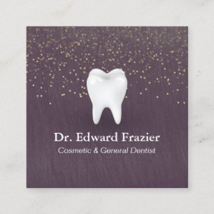 Carte De Rendez-vous Soins dentaires modernes Dentiste Nomination Purpl