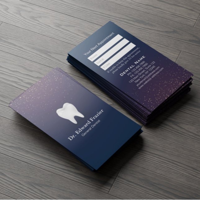 Carte De Rendez-vous Soins dentaires professionnels Dentiste Nomination (Créateur téléchargé)