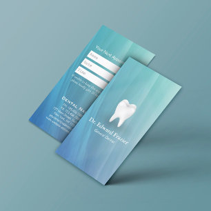 Carte De Rendez-vous Soins dentaires professionnels Dentiste Rendez-vou