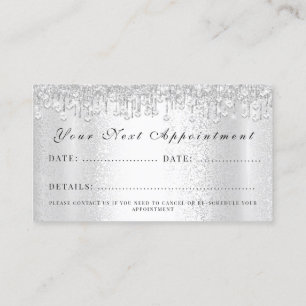Carte De Rendez-vous SPA-coiffeur de maquillage à tambour pour artiste