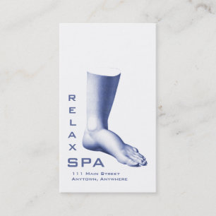 Carte De Rendez-vous SPA élégant de main et de pied, manucure,