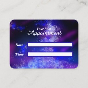 Carte De Rendez-vous Stars Ciel nocturne Midnight Blue Sapphire