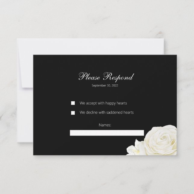 Carte de réponse (Devant)