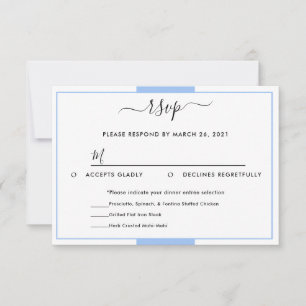 Carte de réponse 3,5 po x 5 po