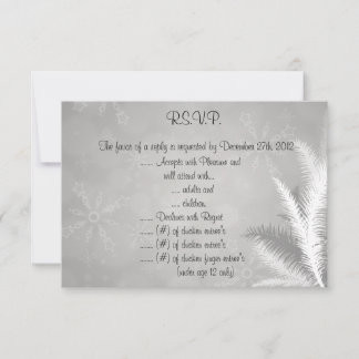 Carte de réponse 3.5x5 R.S.V.P