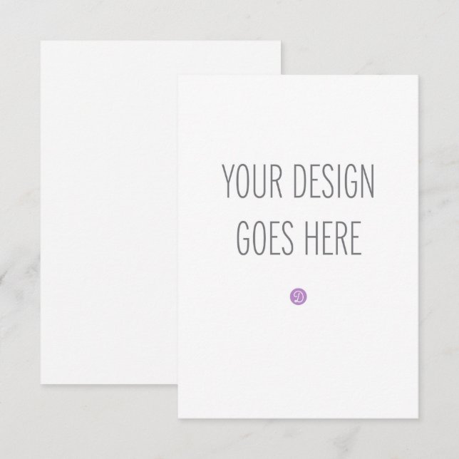 Carte de réponse A1 Enclosure Card Impression (3.5 (Devant / Derrière)