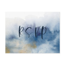 Carte de réponse aquarelle Lux V2