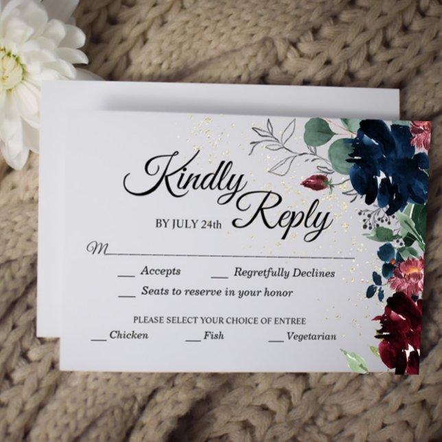 Carte de réponse aux célébrations d'été avec choix (Créateur téléchargé)