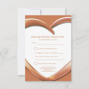 carte de réponse cœur pour 7ème anniversaire de ma