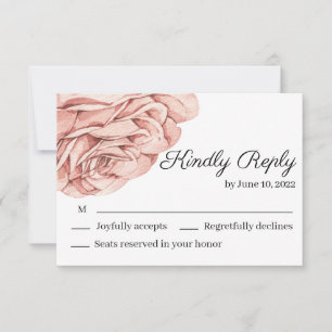 Carte de réponse de 3,5 po x 5 po