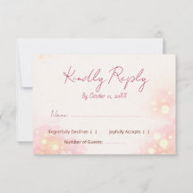 Carte de réponse de mariage florale à l'aquarelle
